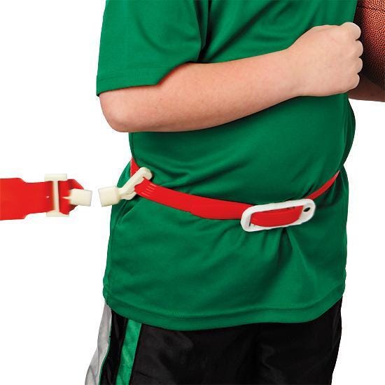 Flag Football Belts, Red, Set of 12 2120640